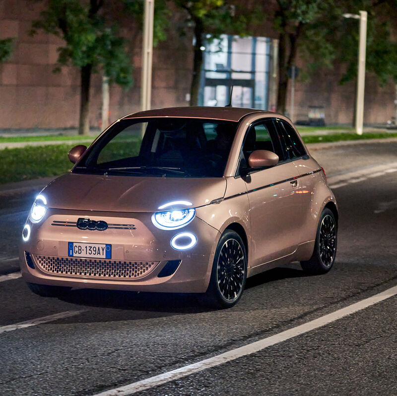 Modellpalette des neuen Fiat 500